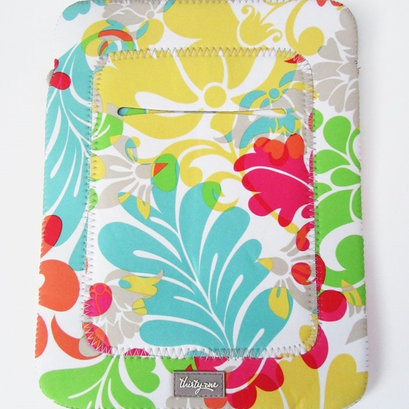 Thirty-One Tote-A-Tablet Island Damask - Picture 3 of 4